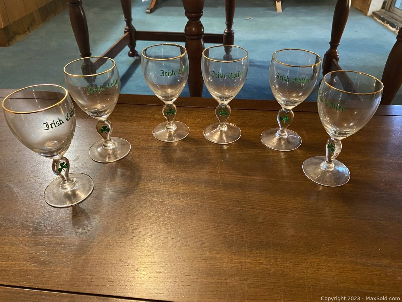 Vintage Irish Coffee Glasses Measurement Glasses Glass 