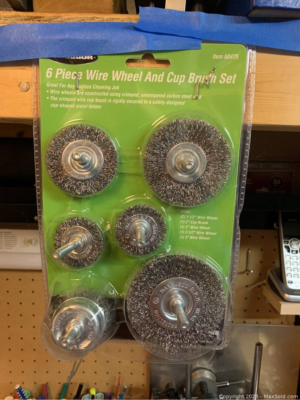 6 Piece Wire Wheel and Cup Brush Set