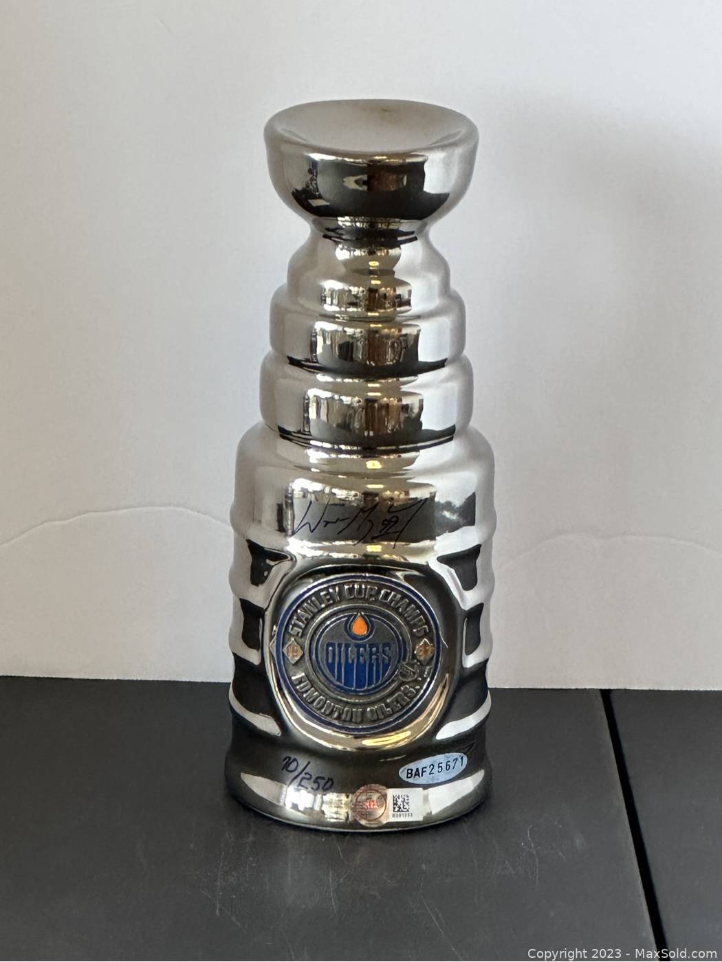 Wayne Gretzky Autographed Replica Stanley Cup Trophy