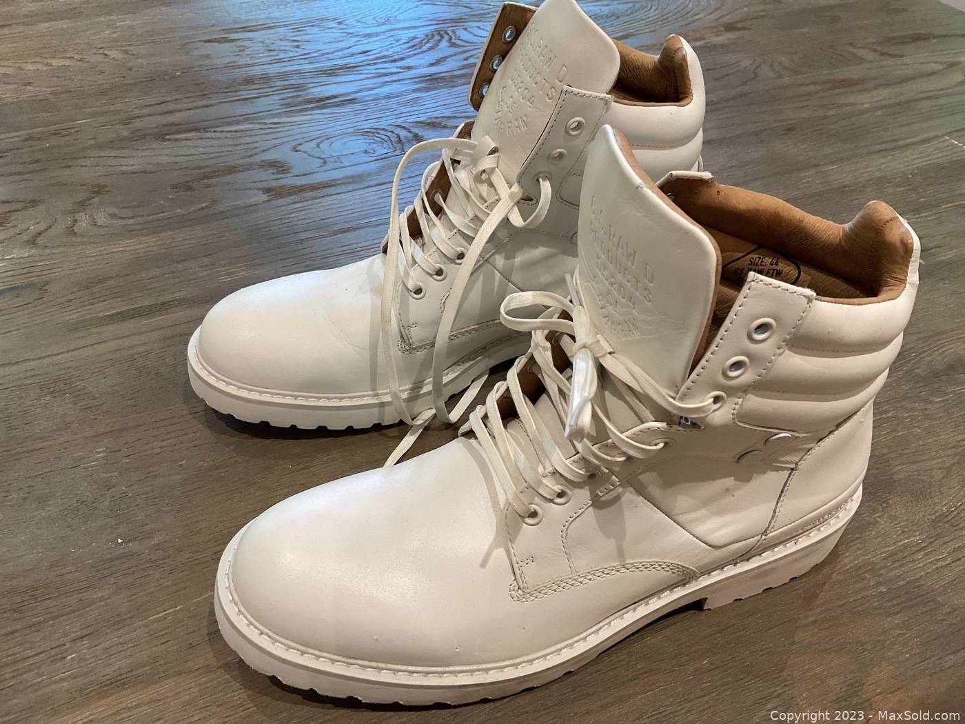 Men's White G-Star Raw Boots New | MaxSold