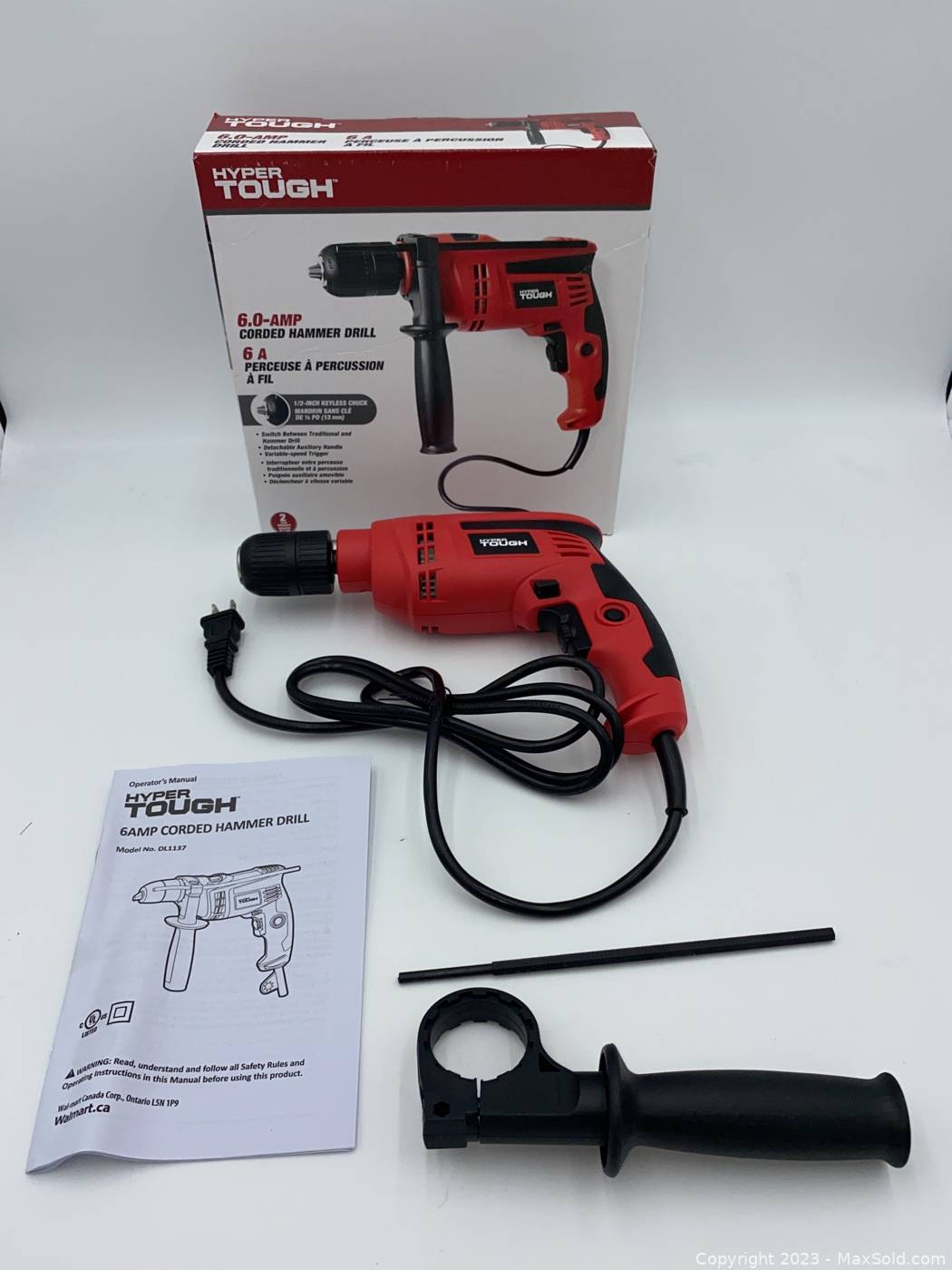 Hyper tough 6 amp hammer online drill