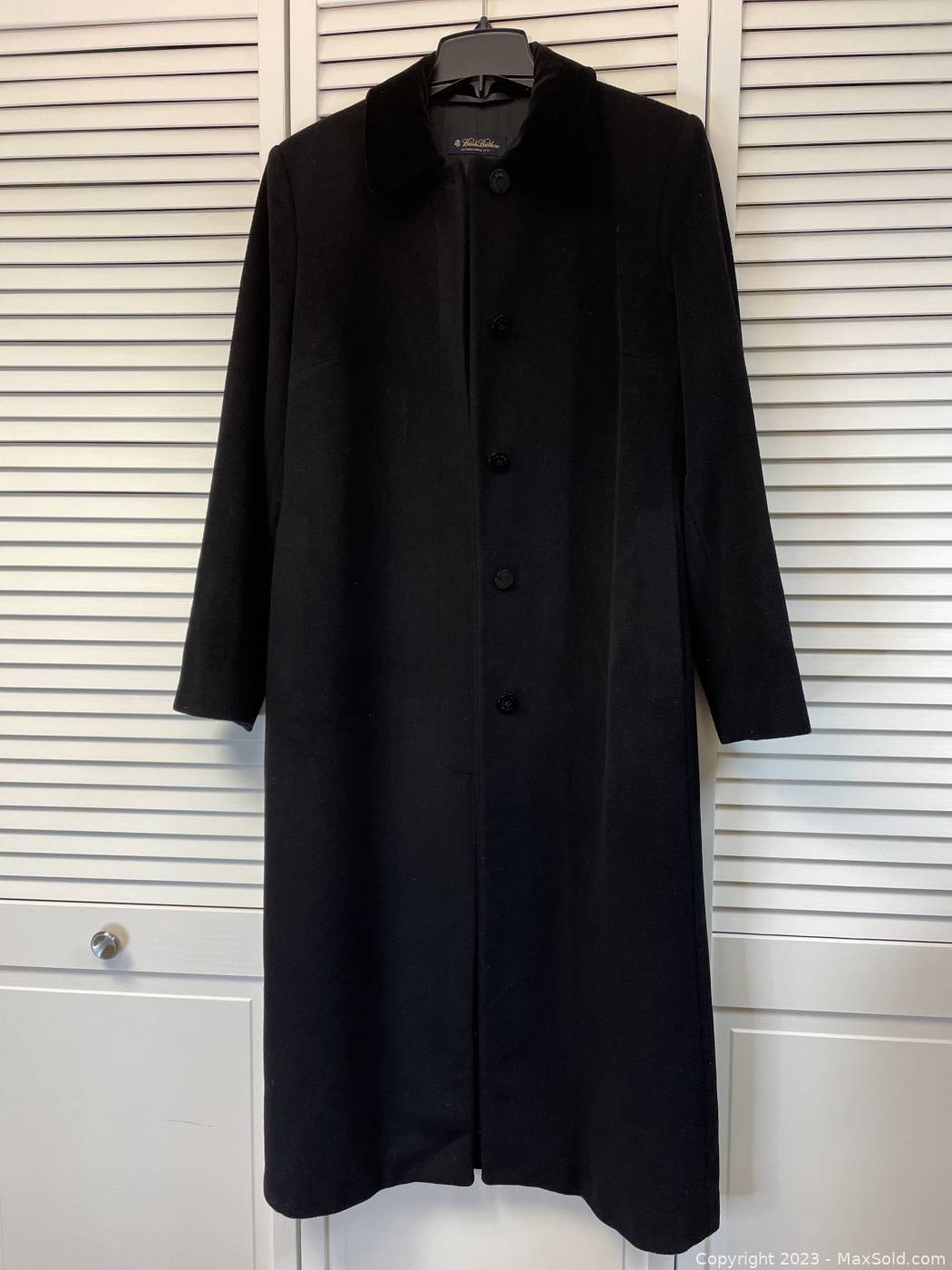 Brooks brothers cashmere outlet overcoat