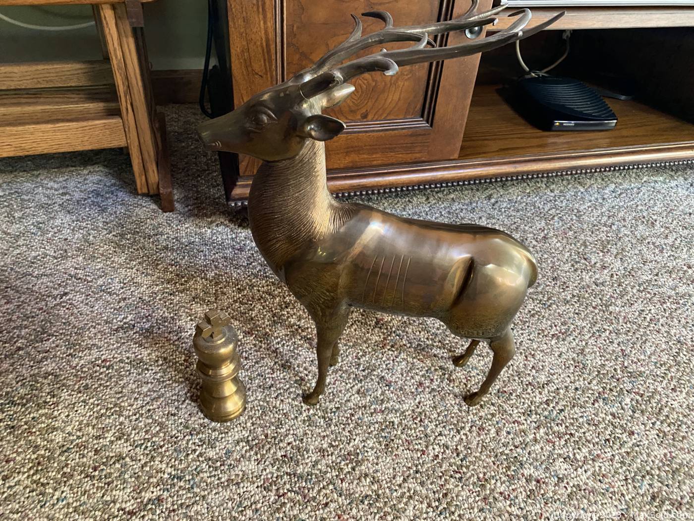 Large brass deals deer