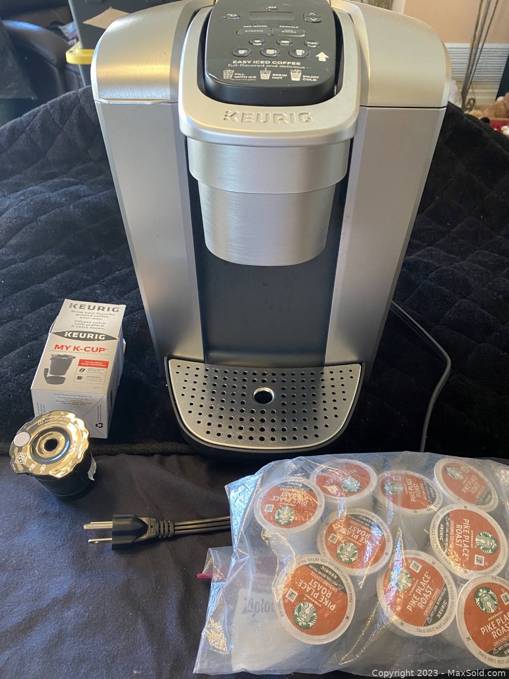 Sold at Auction: KEURIG K-ELITE HOT & ICED COFFEE BREWER