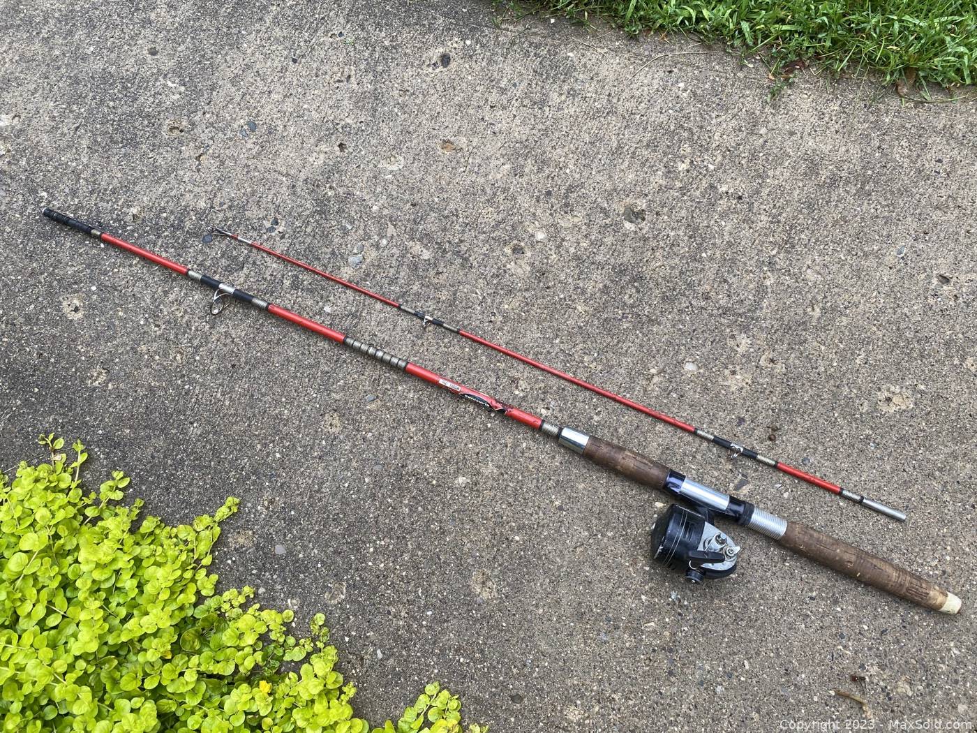 3 fishing rods with reels Shakespeare UNI-SPIN 63L