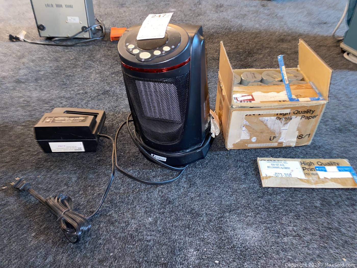 Video Audio Eraser, Paper, Heater B | MaxSold