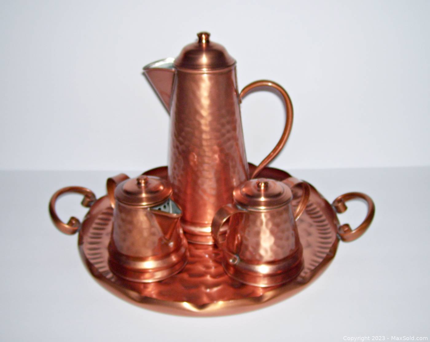 Copper coffee set hotsell