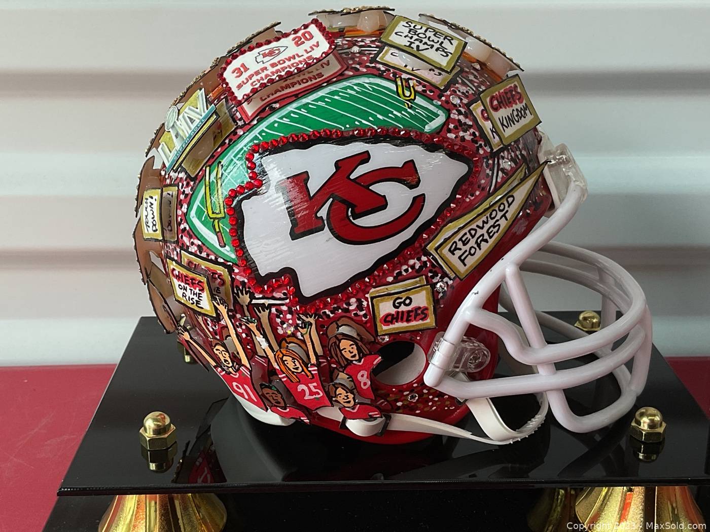 Fazzino NFL Mini Helmets- KC Chiefs