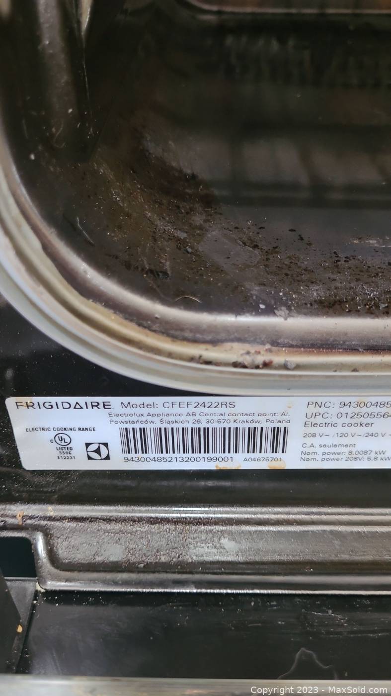 frigidaire cfef2422rs