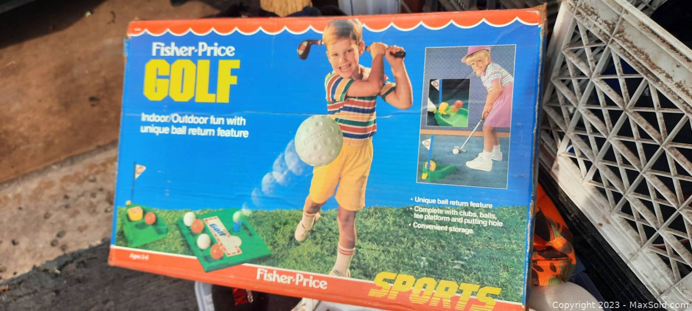 Fisher price sales golf clubs