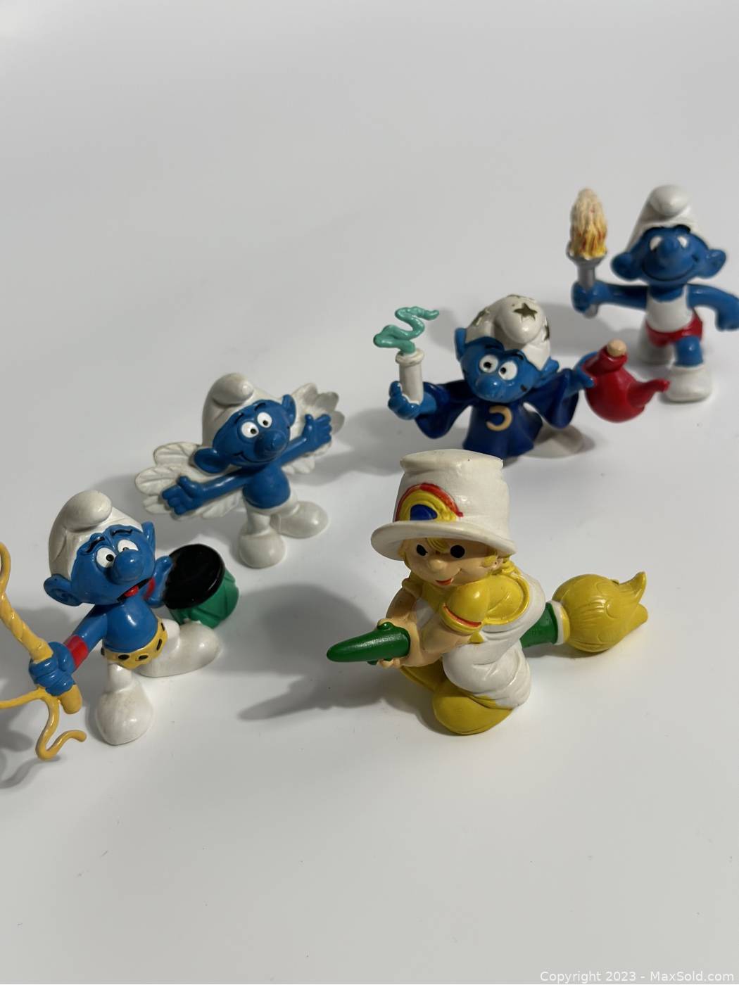 Sold at Auction: Vintage Smurf Toys