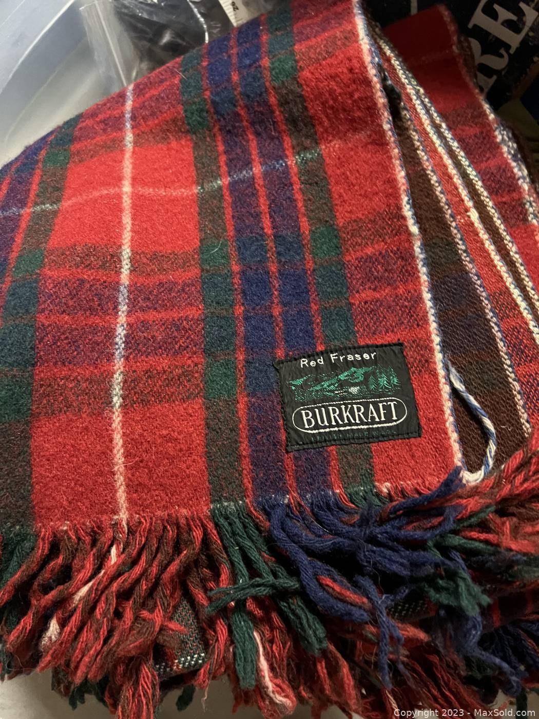 Burkraft wool on sale blanket