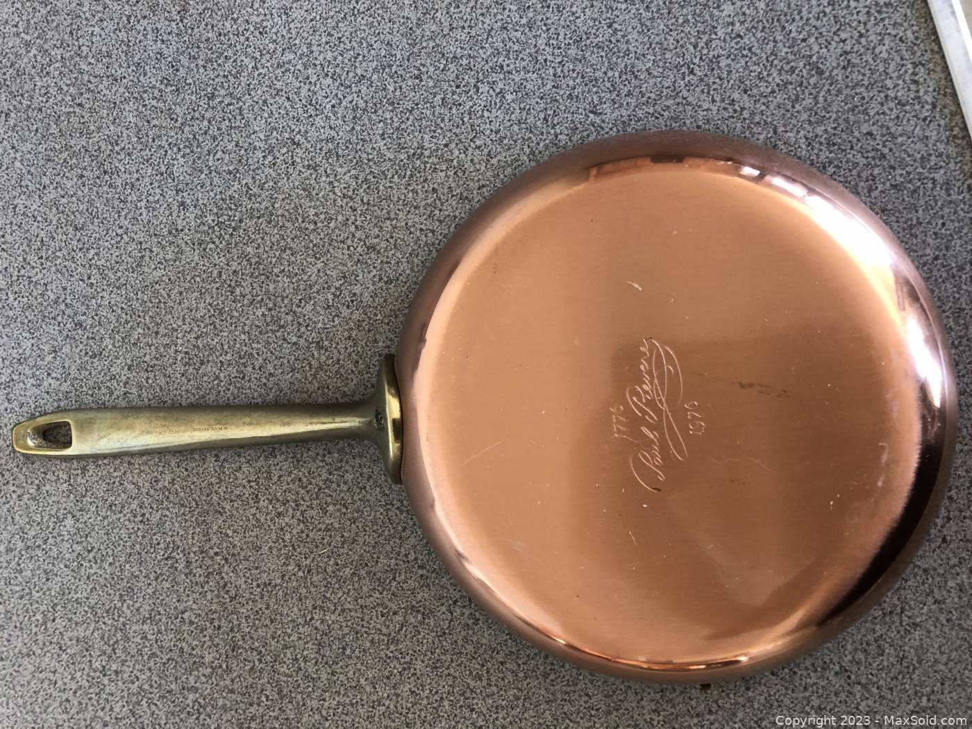 Sold at Auction: 10 Pieces Vintage Copper Cookware Including Revere