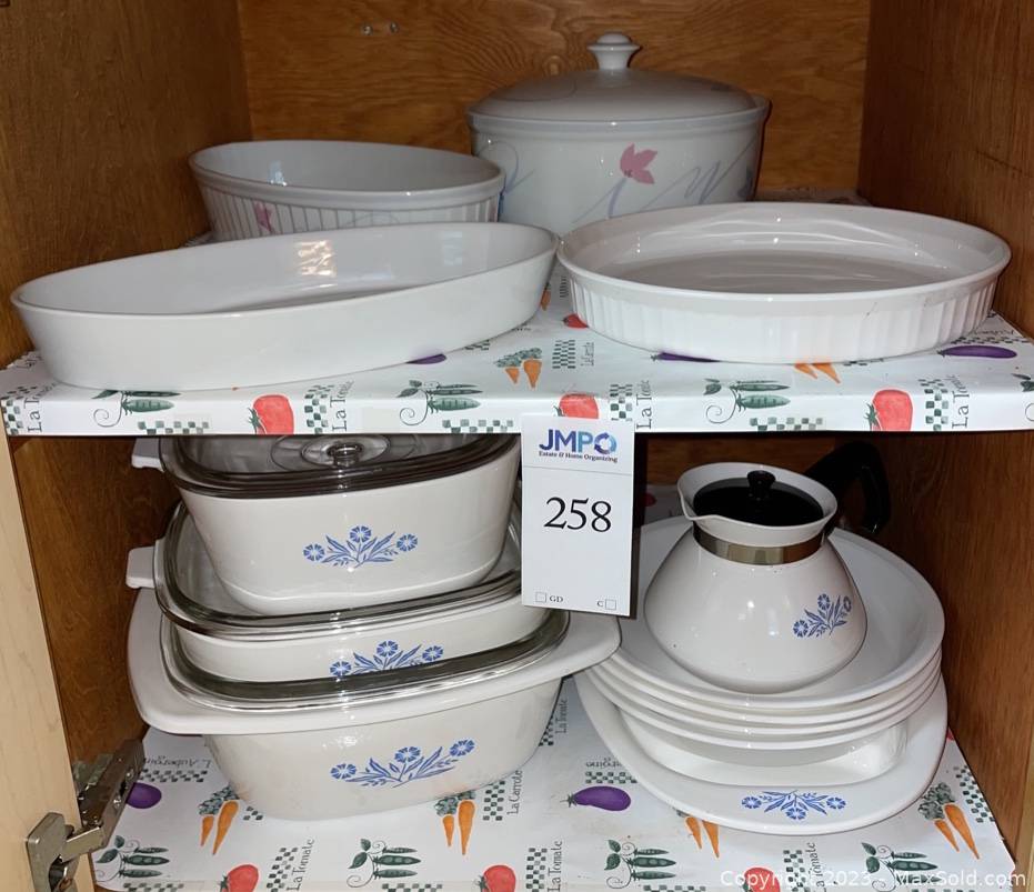 Corningware blue cornflower set hot sale