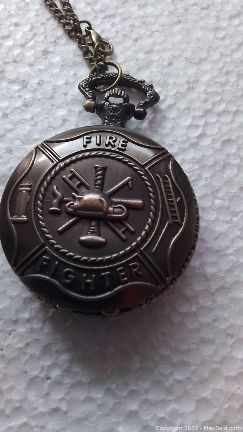 Firefighter on sale pocket watch