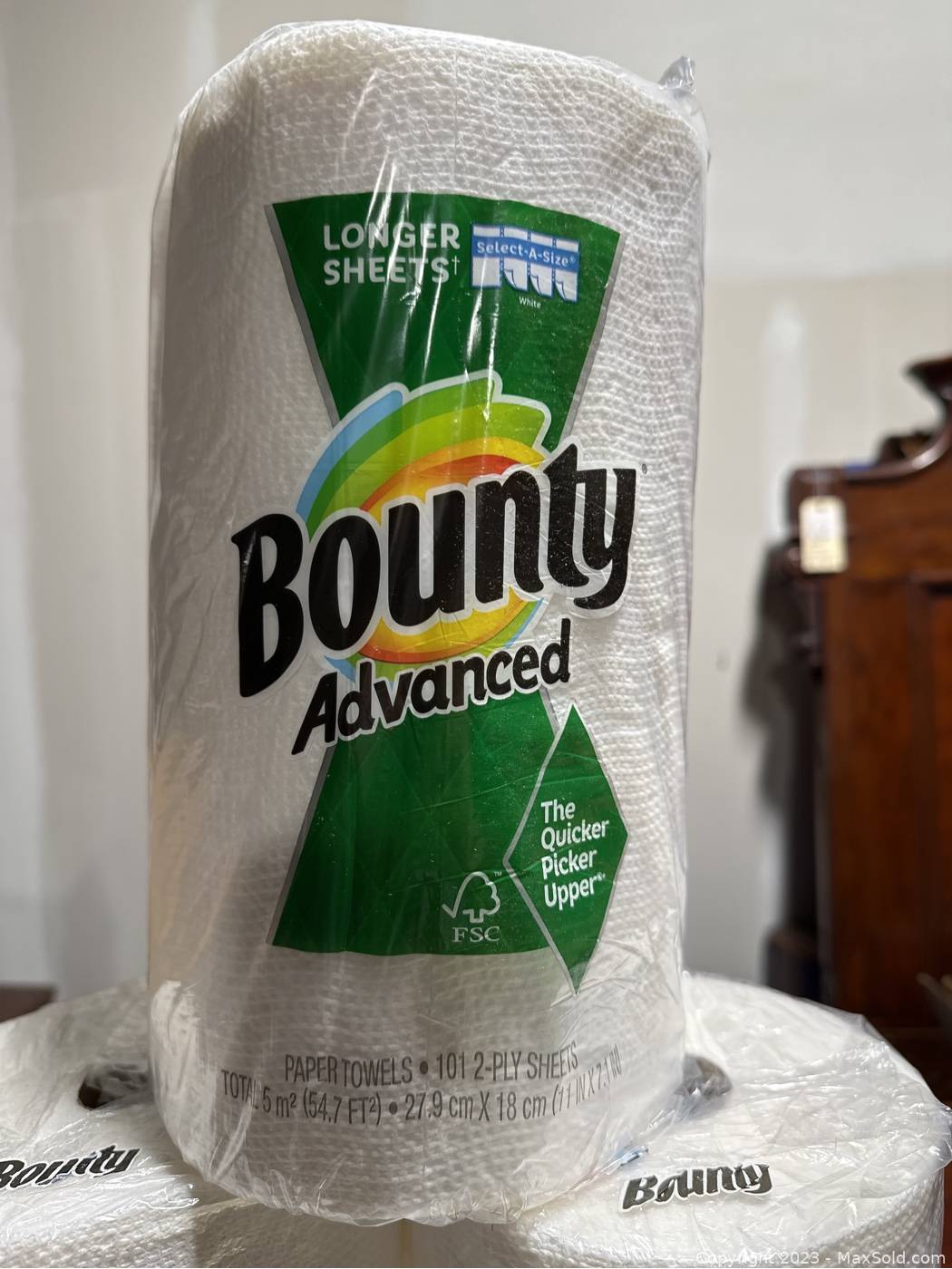 Bounty Advanced Paper Towels, 2-Ply, 101 Sheets, 12-count