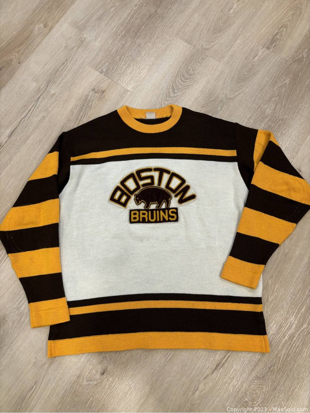 Bruins jersey sales auction