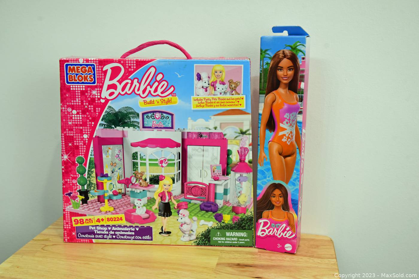 Mega Bloks Barbie Build N Style 80224 Pet Shop 98 Pcs for sale online