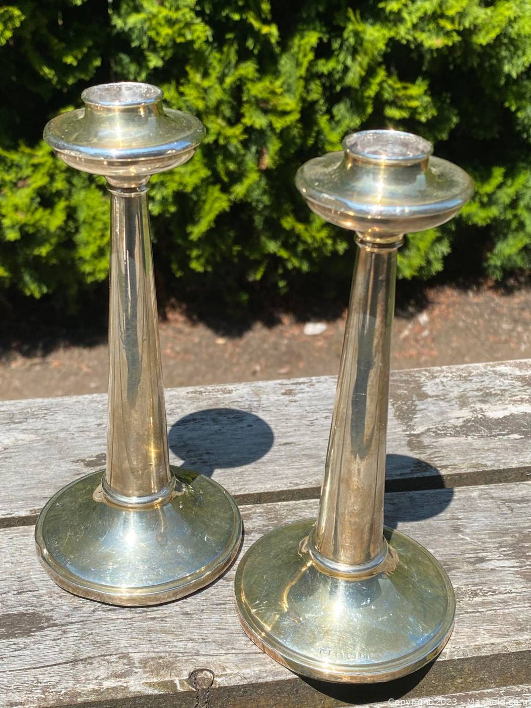 FINE JEWELRY ANTIQUE AUCTION An Antique Pair Of English Silver