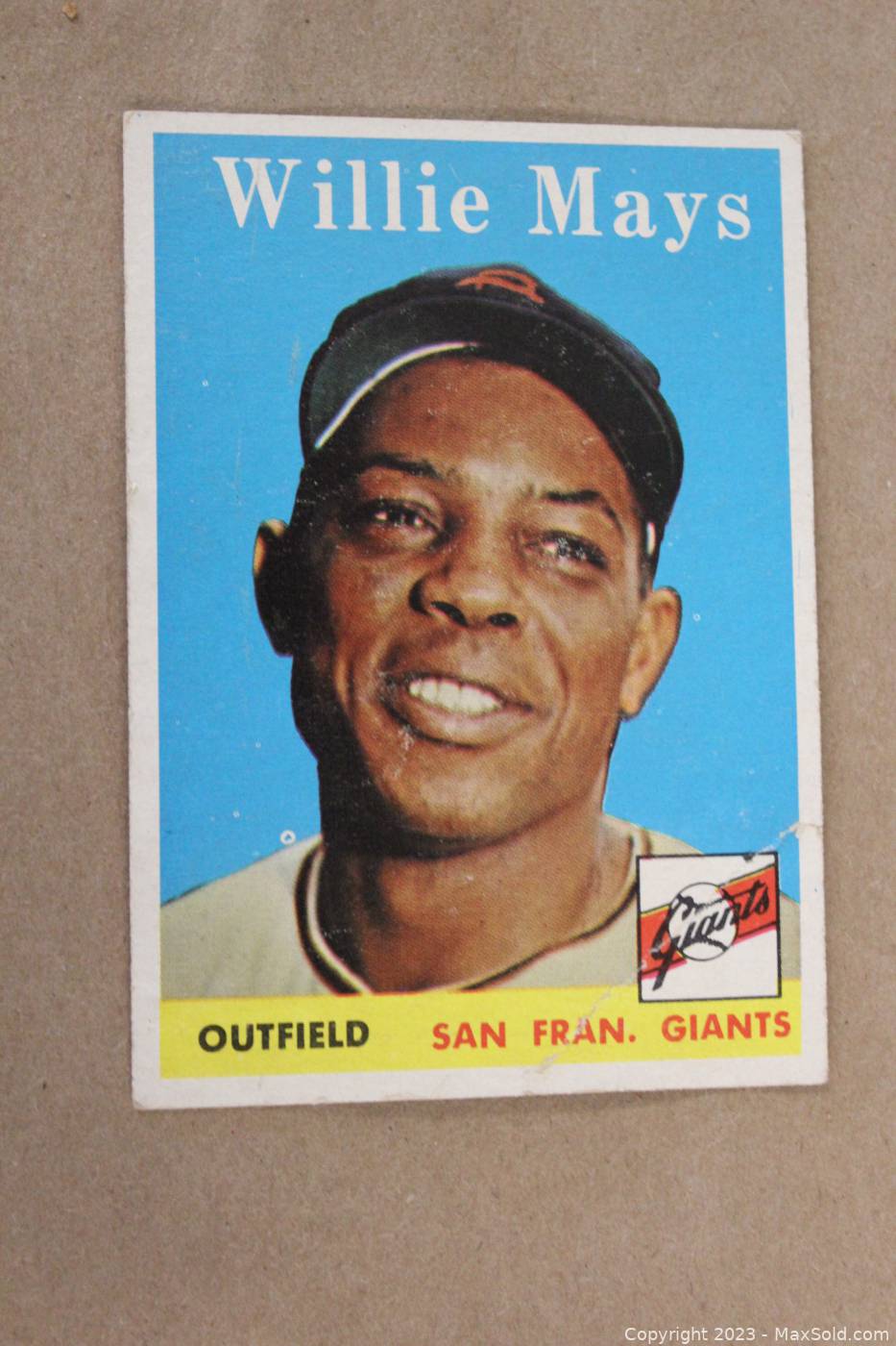 Maxsold   W1958 Topps Willie Mays 94 1 