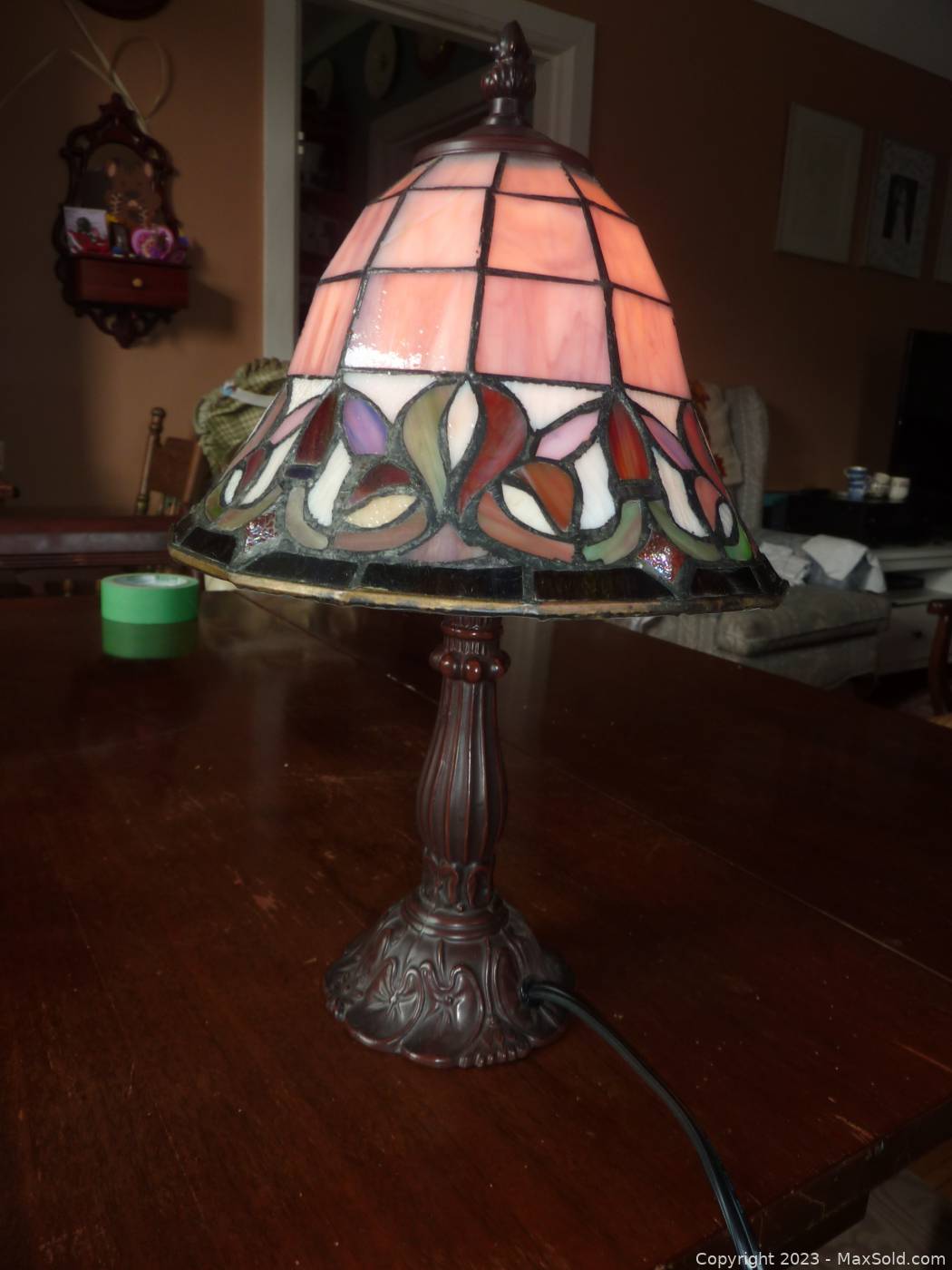 Stained glass store lamp bases online