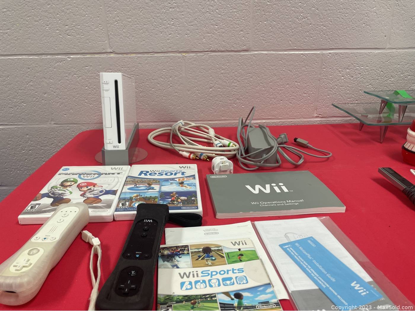 Nintendo Wii WHITE Video Game Console System Bundle Online RVL-001