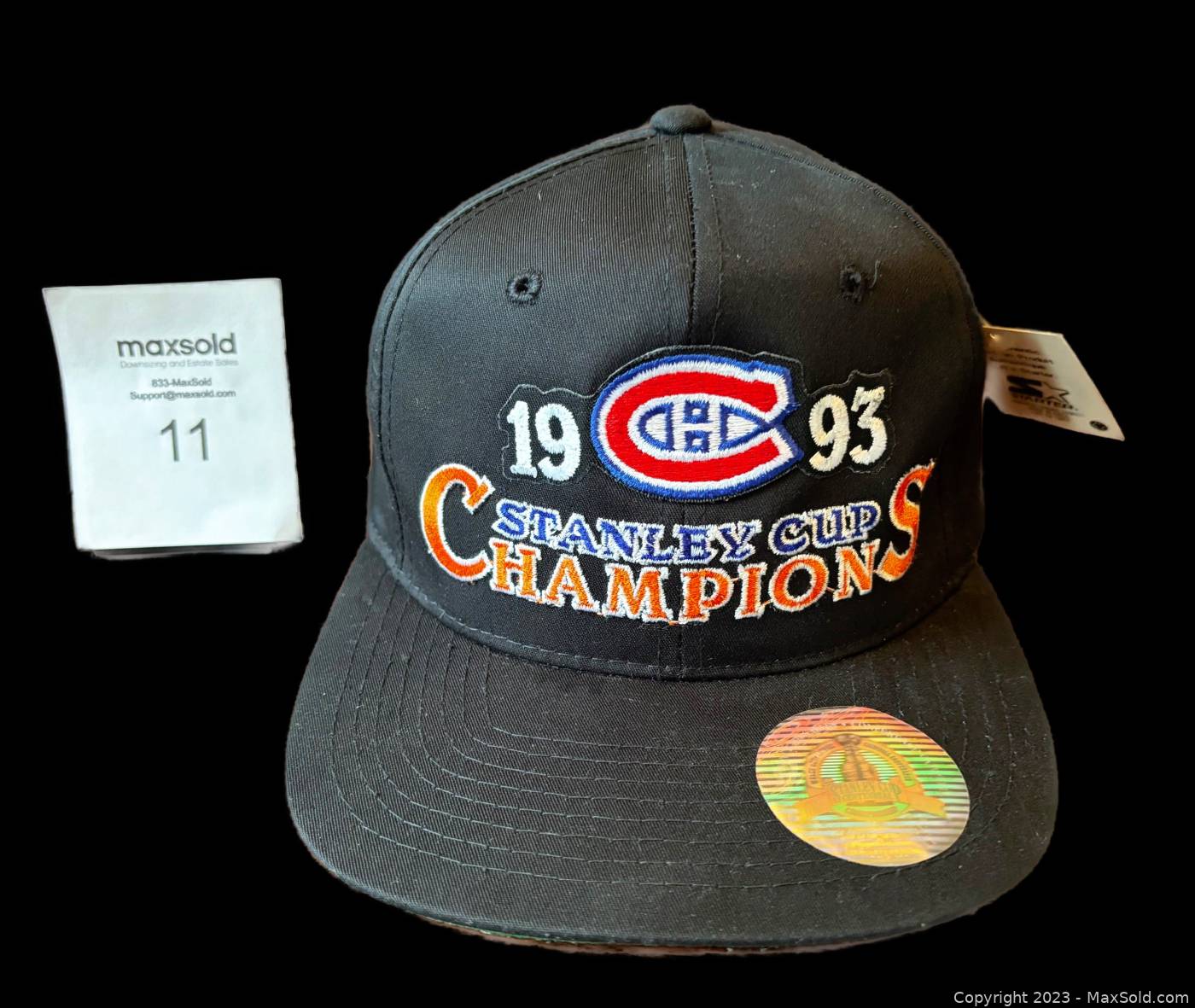 Montreal Canadiens Starter 1993 Stanley Cup Champions Baseball Hat