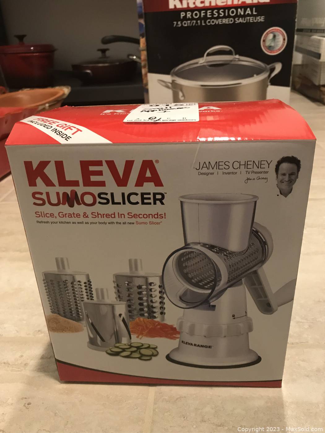 Sold at Auction: A Kleva Sumo Slicer in sealed box