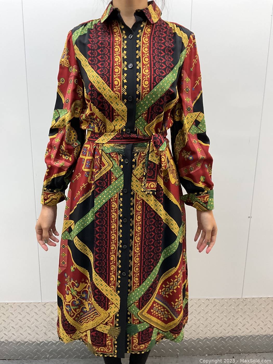 Hermes 2024 shirt dress