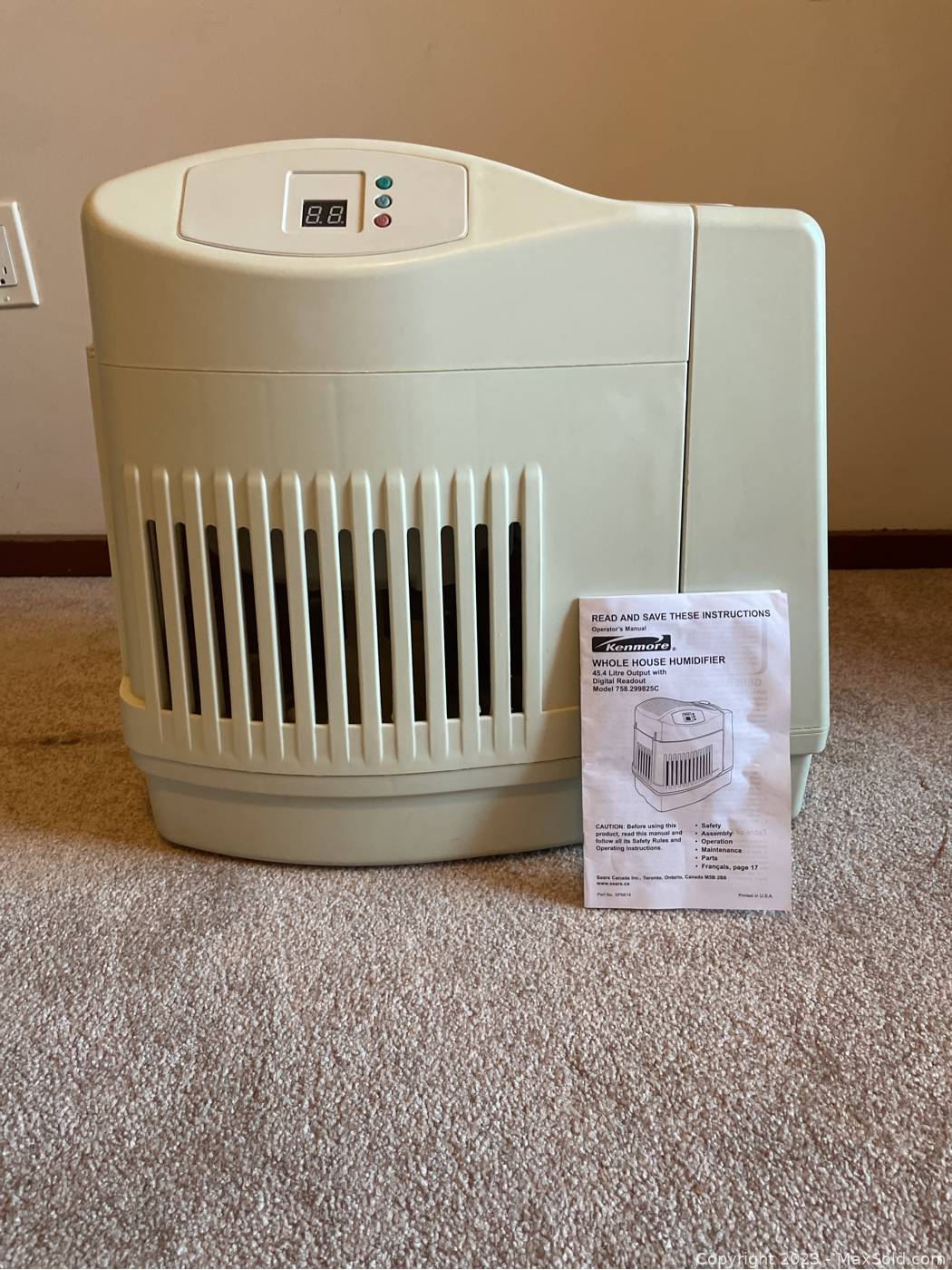 Kenmore whole house deals humidifier