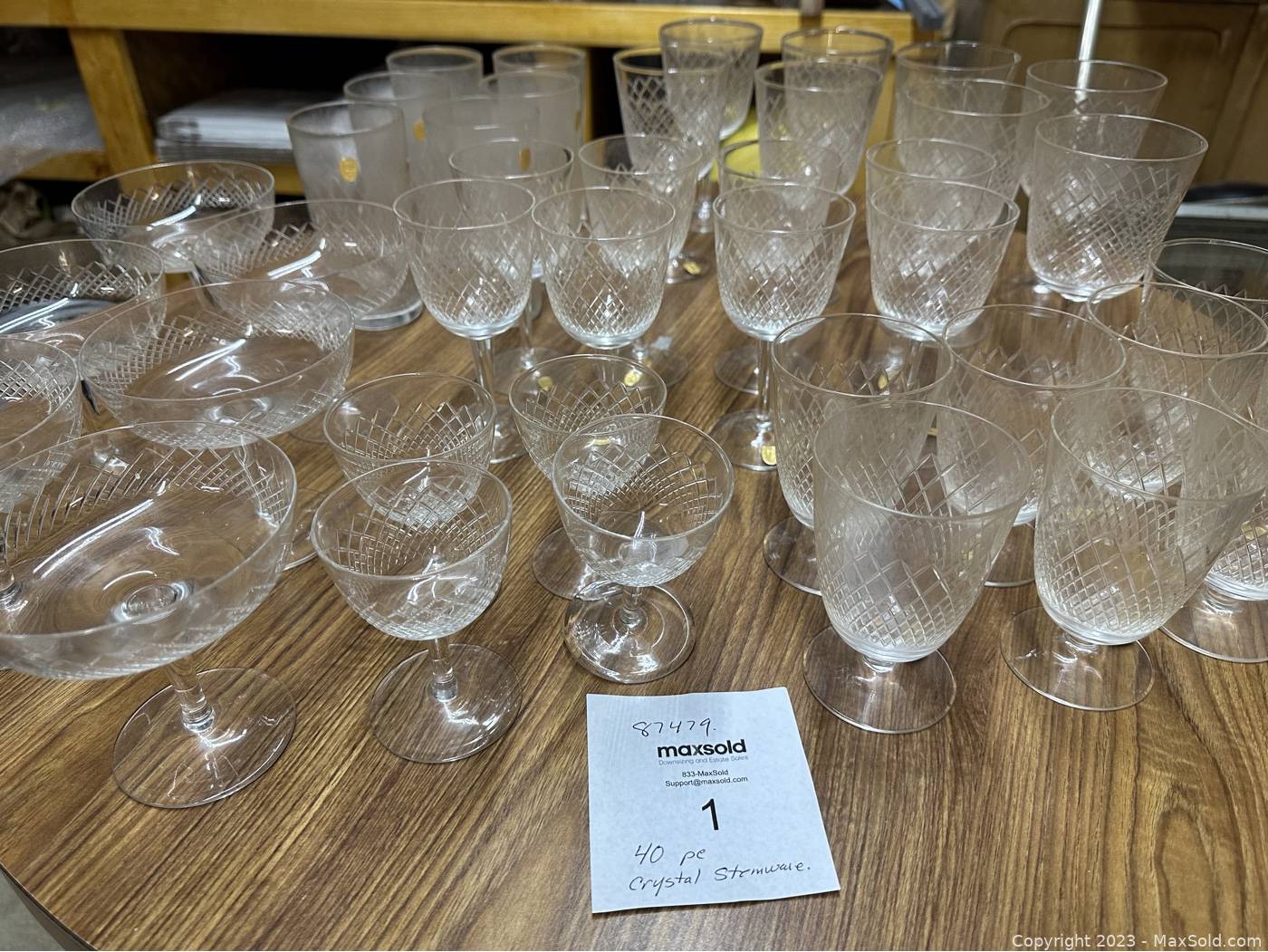 Buy Crystal Glassware For Sale At Auction