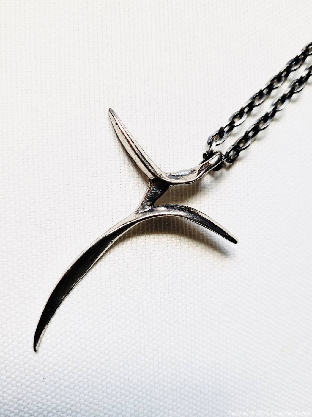 Pewter cross necklace outlet