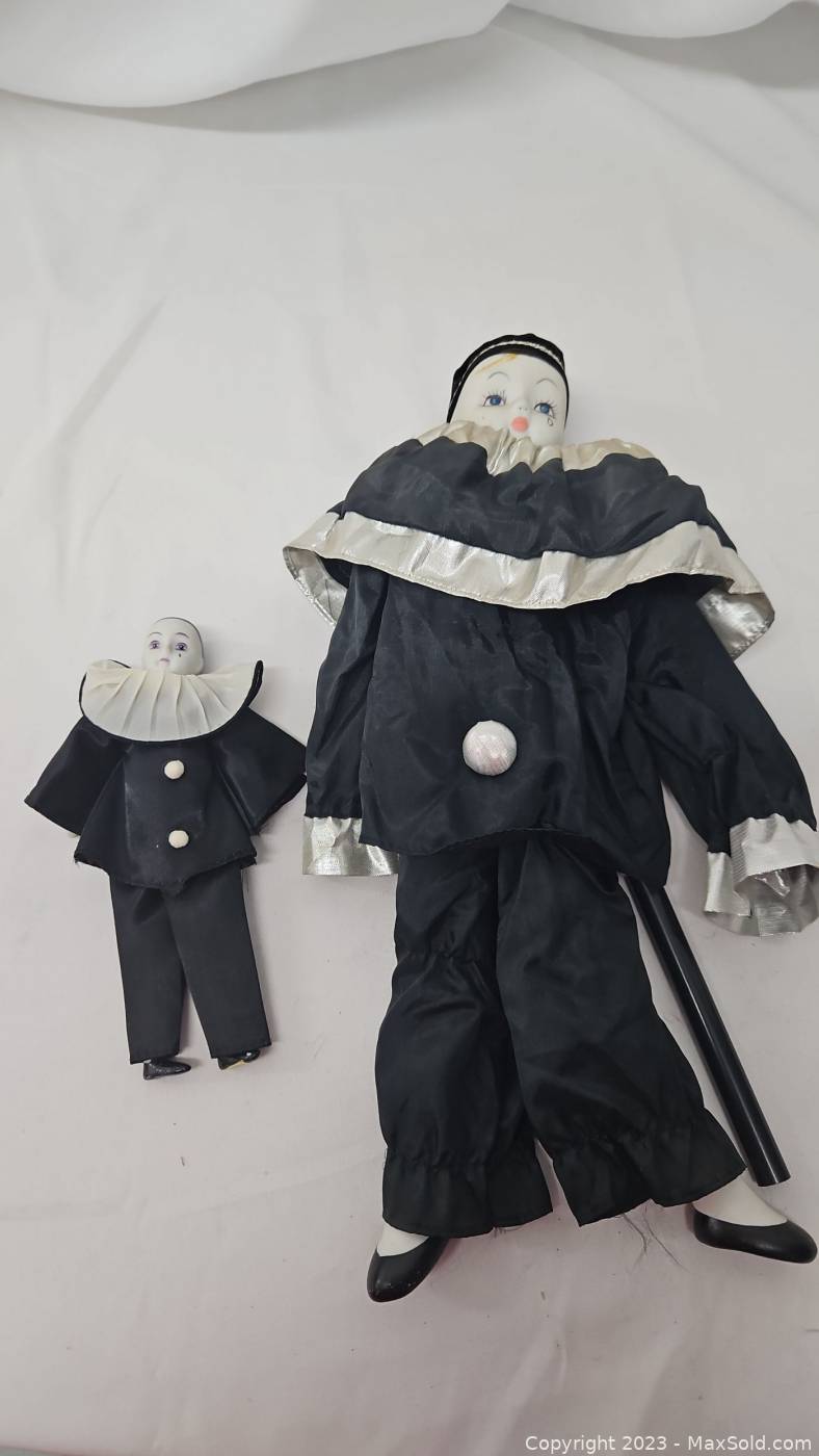 porcelain mime doll