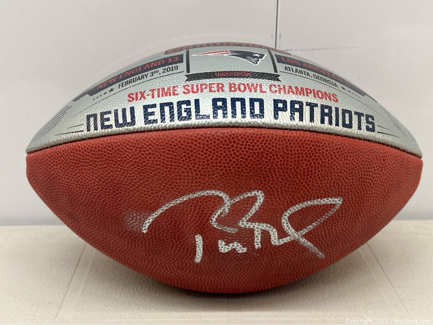 Tom Brady New England Patriots Super Bowl LI Champions Autographed