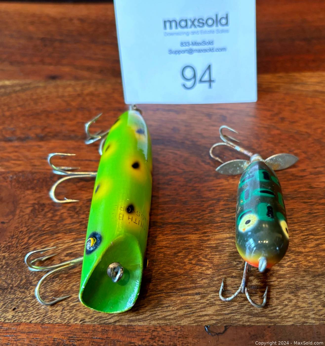 Sold at Auction: Vintage lures