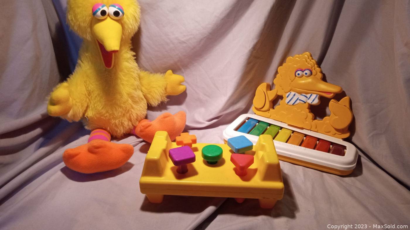 Talking big bird toy discount