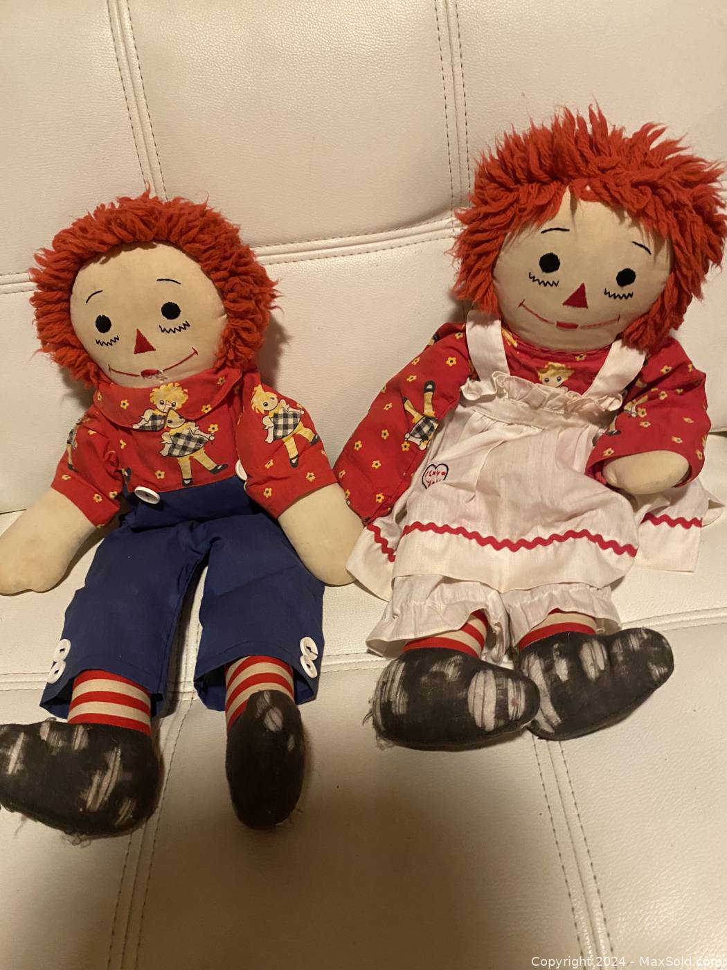 Raggedy ann and andy 2025 dolls for sale