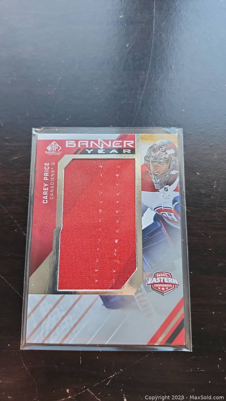 Carey price jersey outlet card