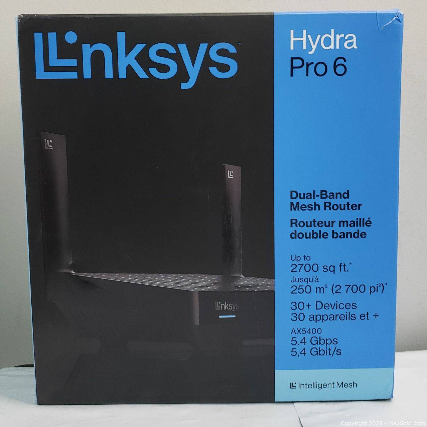 Linksys Hydra Pro 6 WiFi 6 Router AX5400 Dual-Band WiFi Mesh