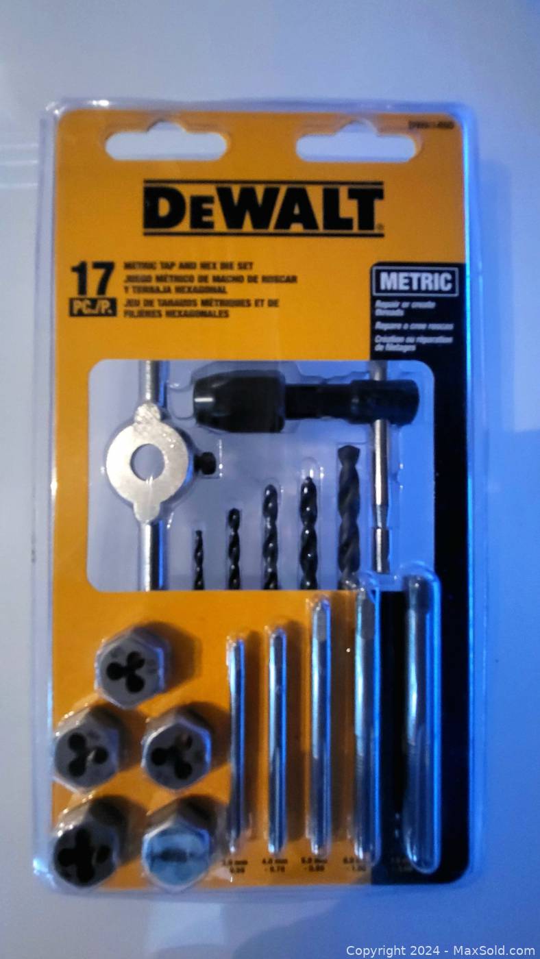 Dewalt fractional tap and shop die set