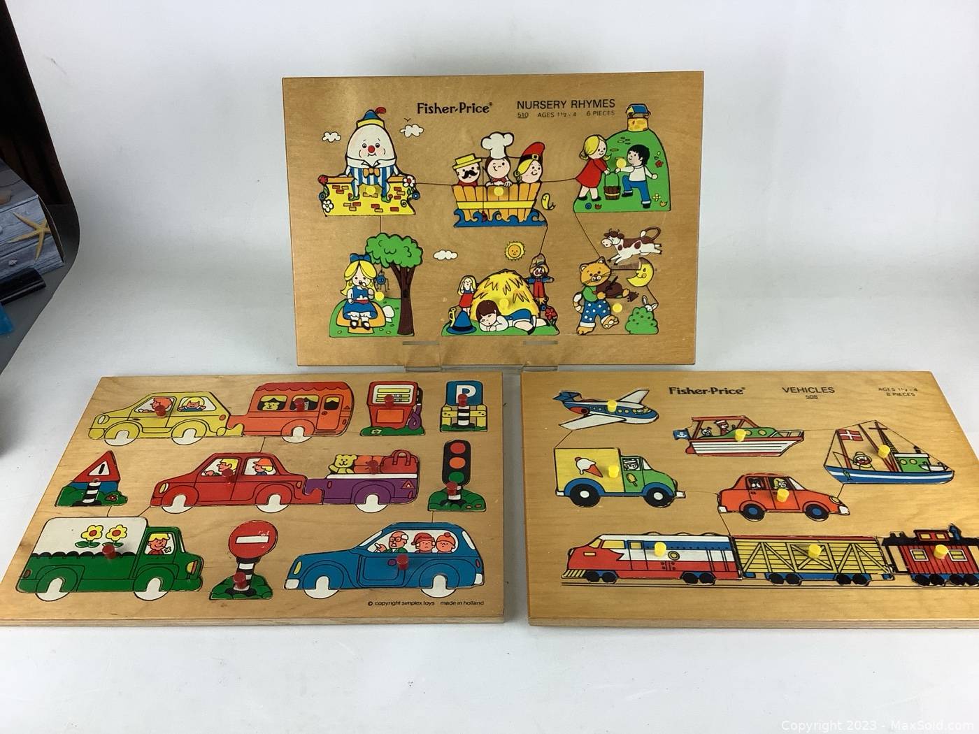 Fisher price top wooden puzzles