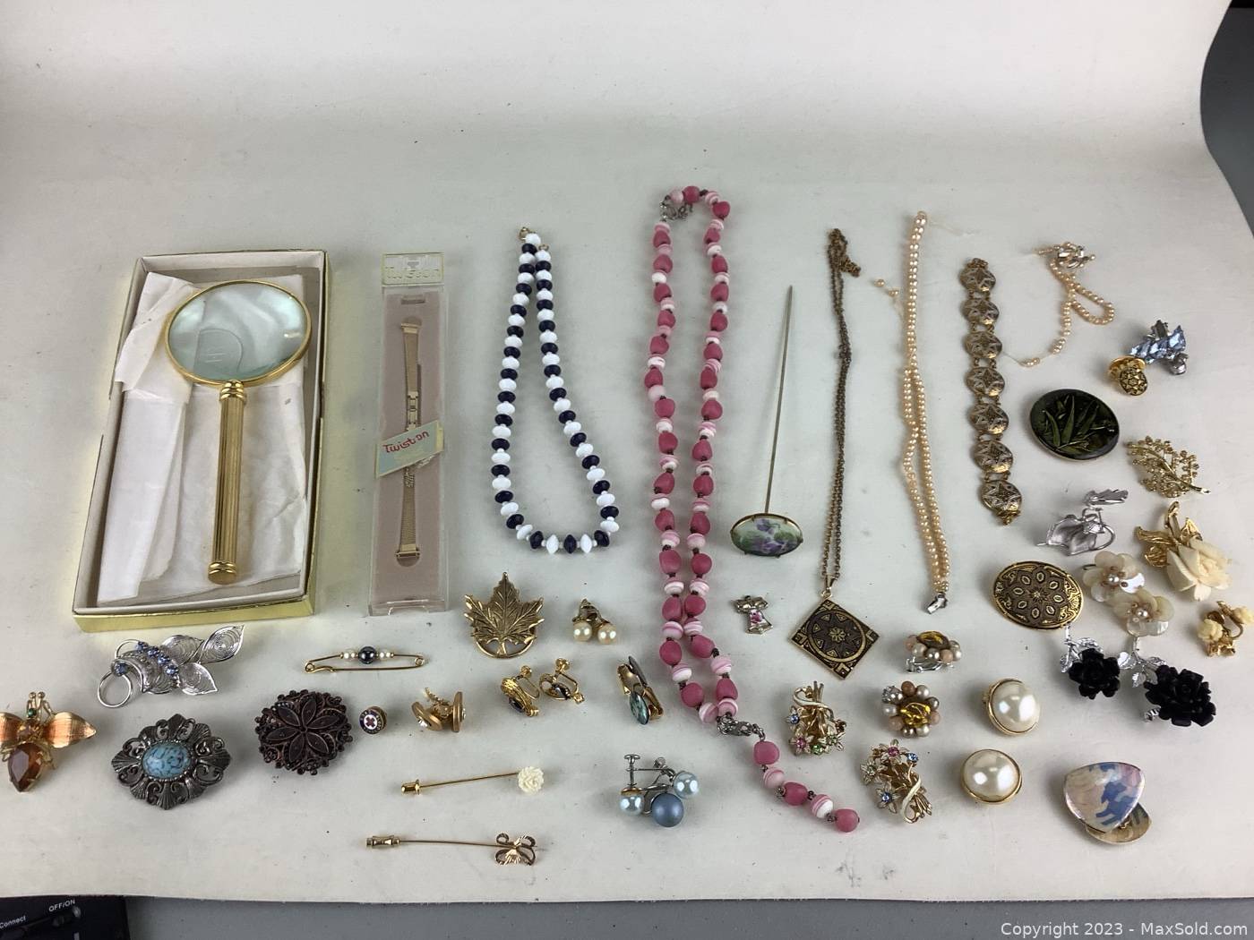 Sold at Auction: Large Lot of Costume Jewelry Pins