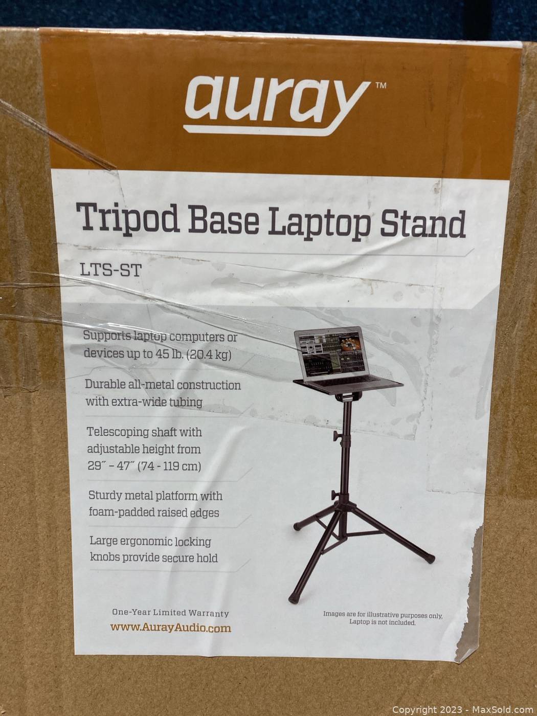 Auray LTS-ST Tripod Base Laptop Stand