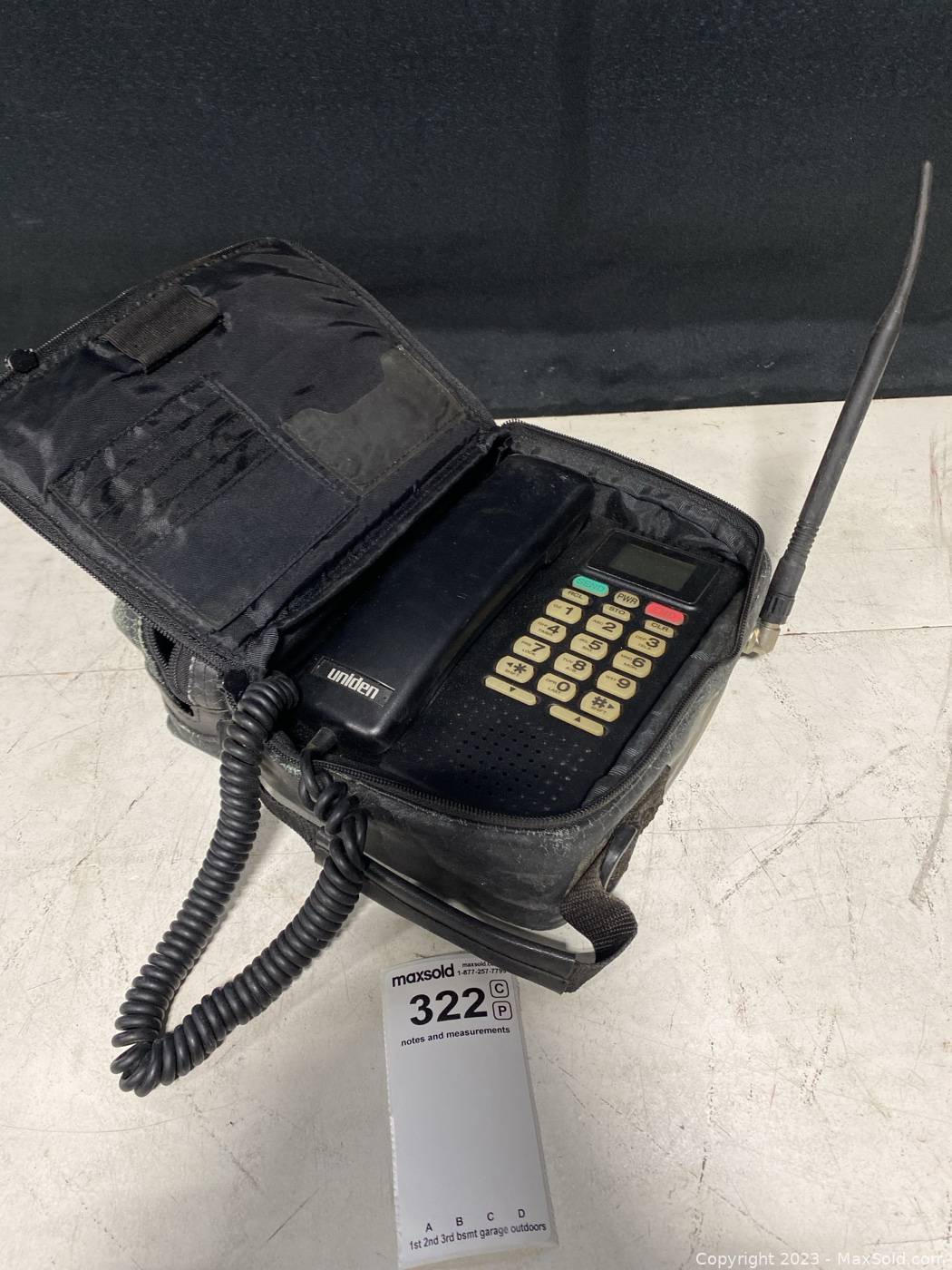 Vintage Uniden Car Phone In Bag MaxSold