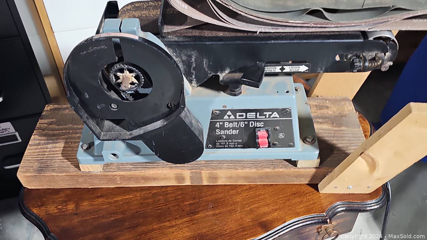 Delta 4 belt 6 deals disc sander