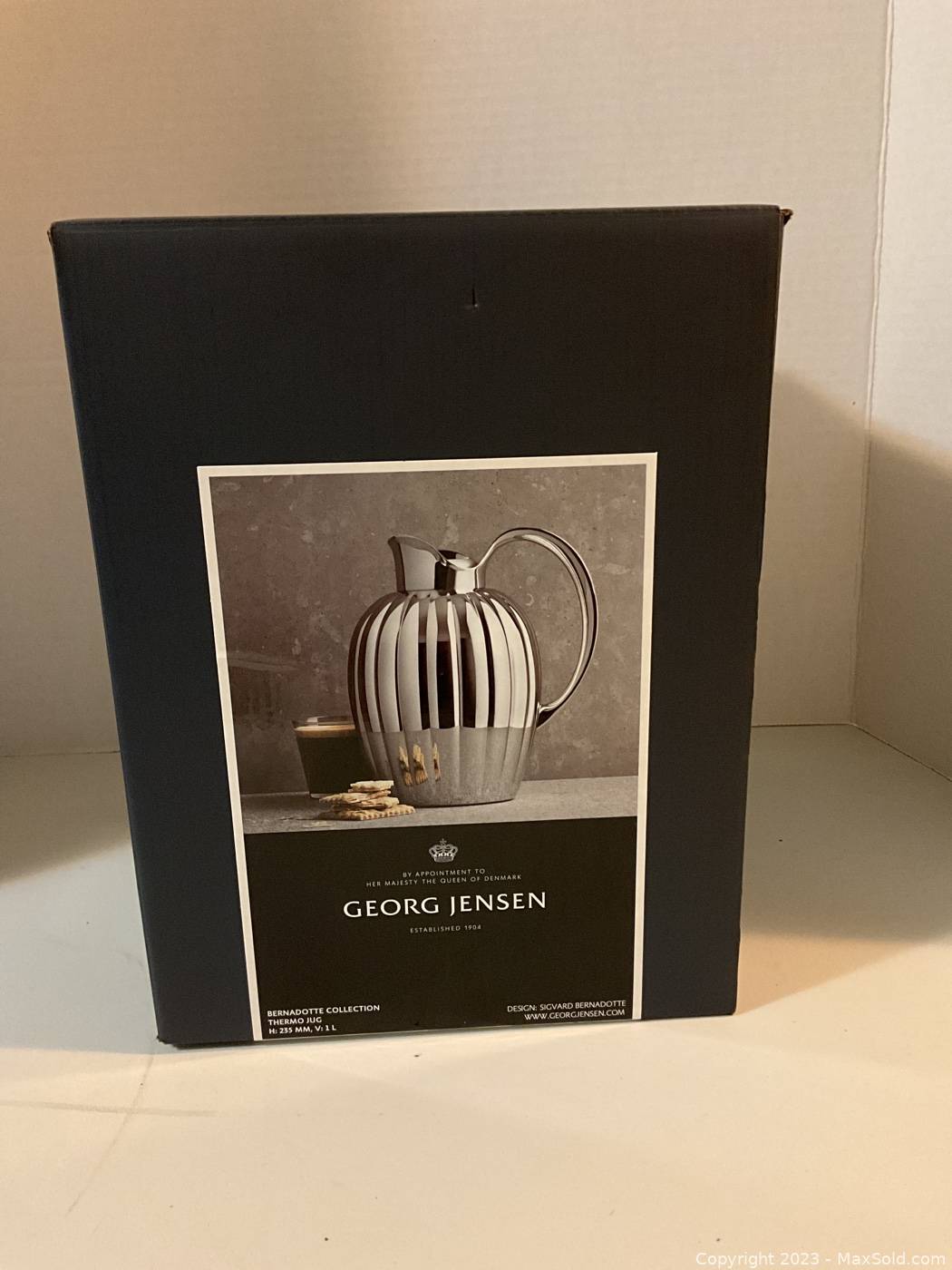 Sold at Auction: Georg Jensen Bernadotte Thermo Jug