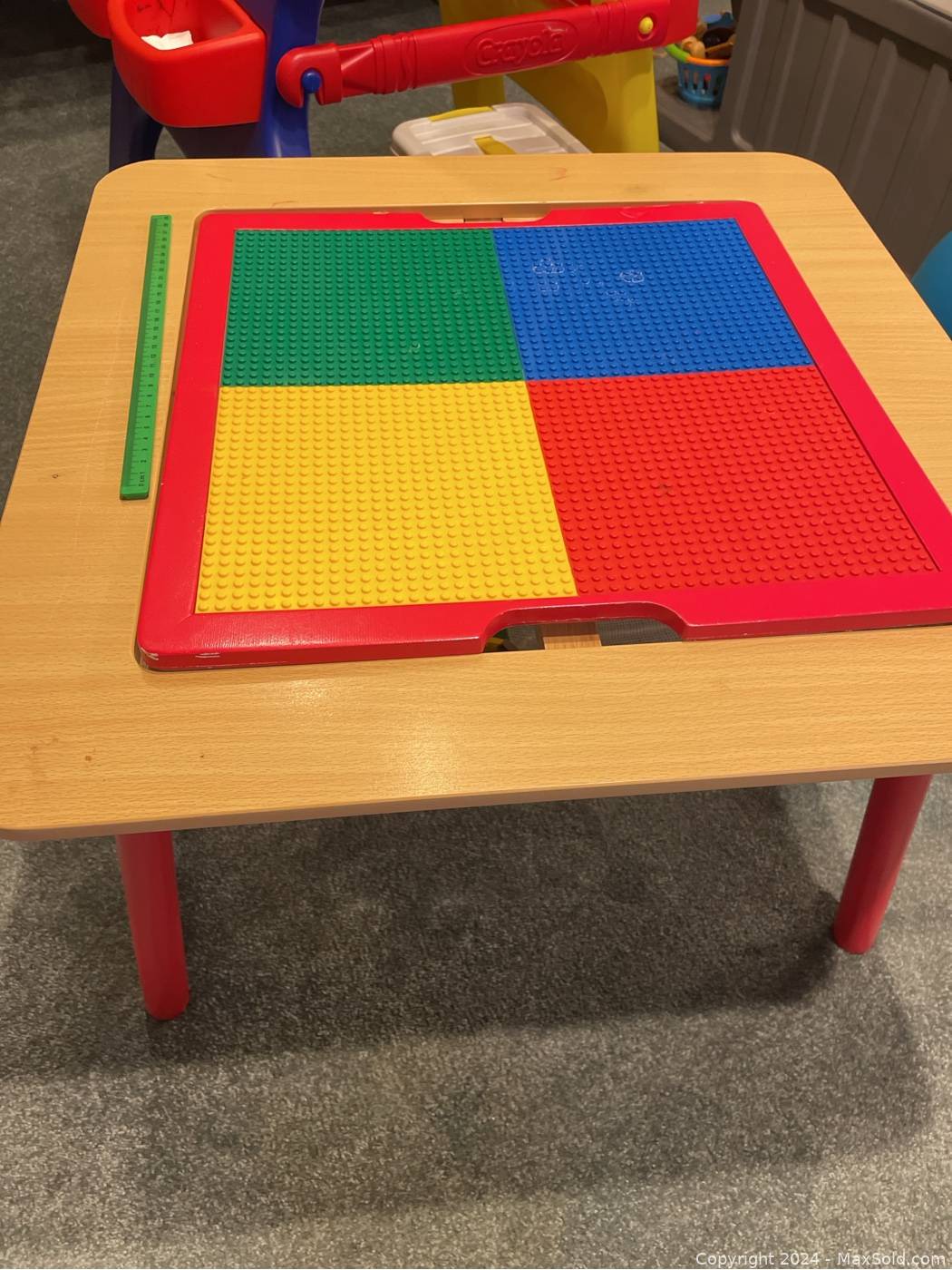 Kids Lego Table abd Chairs B MaxSold