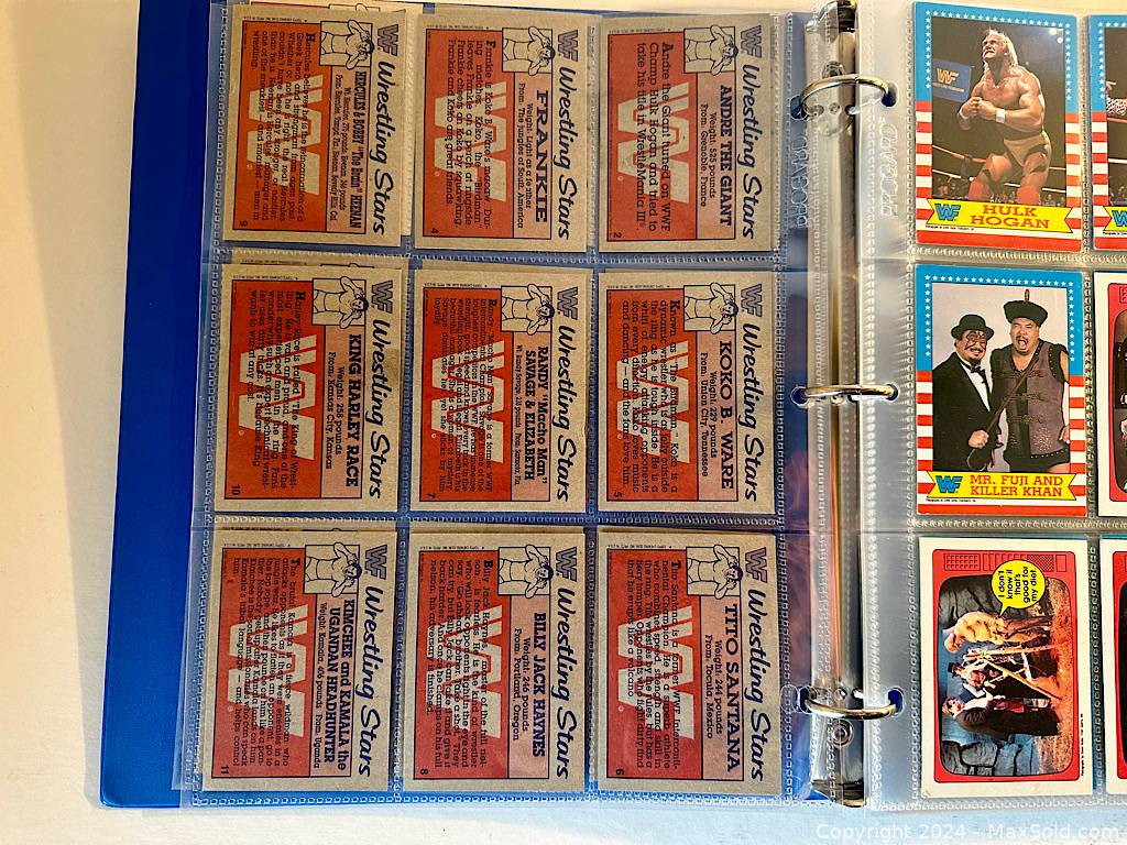 WWF Vintage Wrestling Cards Lot of 6 1987 buy Topps Wrestlers Hulk