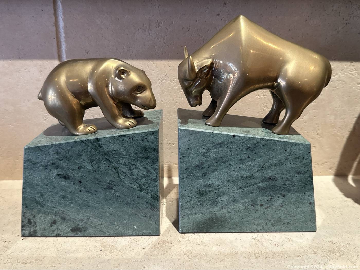 Brass Bookends