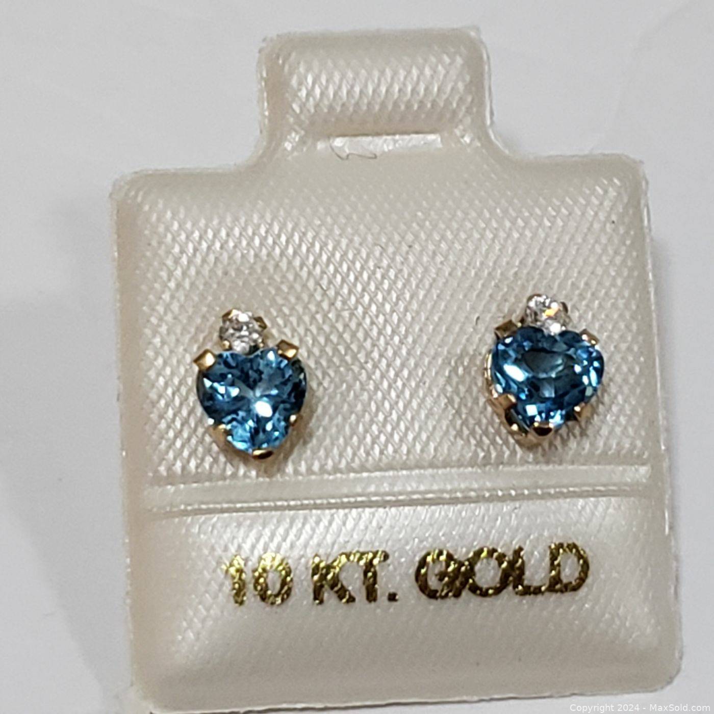  Diamond2Deal Aretes colgantes Madi K de oro amarillo